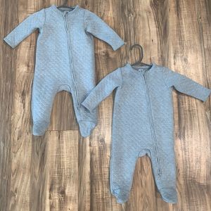 Matching Twin quilt footies